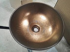 อ่างล้างหน้าทองคำ Gold Metallic Basin Sink